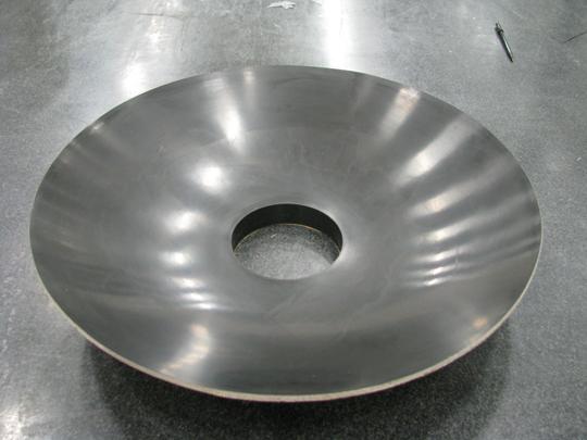 Another high-temp antenna mold for a parabolic reflector
